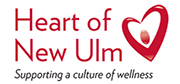 logo heart new elm brown county mn substance use prevention